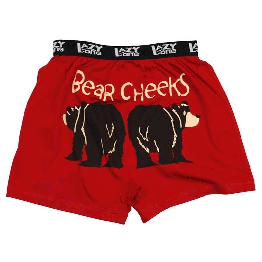 LazyOne Bear Cheeks Mens Boxer Shorts