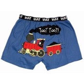 LazyOne Toot Toot Boys Boxer Shorts