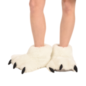 White Bear Giant Paw Slipper