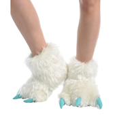 LazyOne Unisex White Yeti Paw Slipper