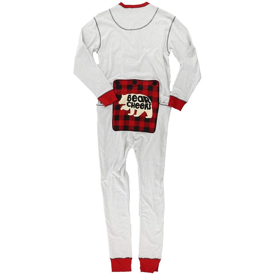 Grey Bear Flapjack Onesie, Adult Large