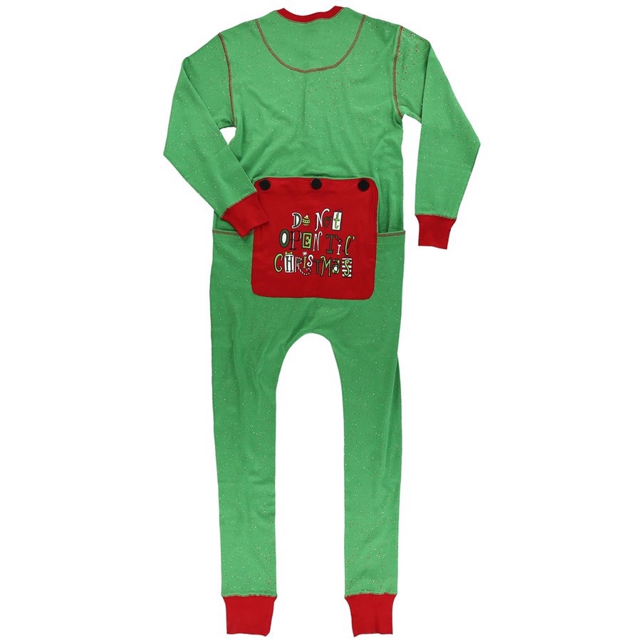 Dont Open Christmas Flapjack Onesie, Adult Medium