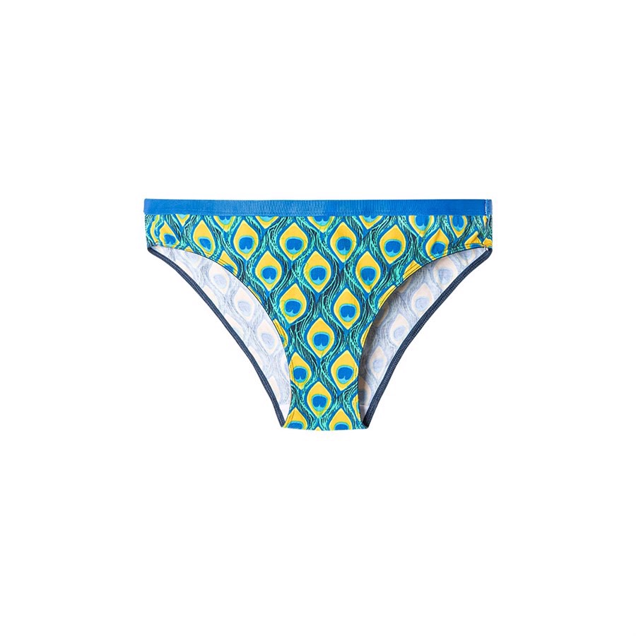 Good Mood Womens Briefs - PEACOCK