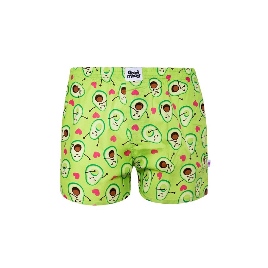 Good Mood Mens Loose Boxers - AVOCADO LOVE