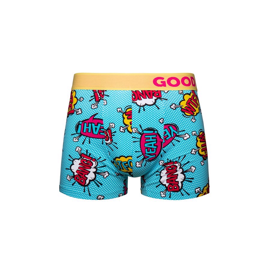 Good Mood Mens Fitted Trunks - COMICS