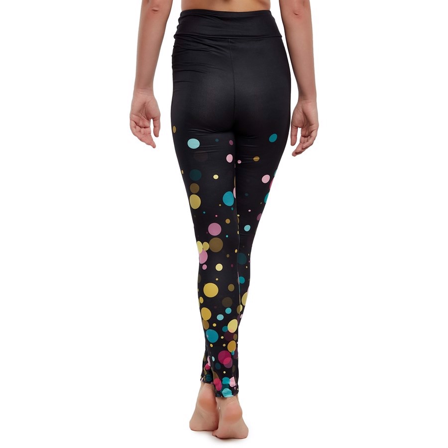 Rainy Lights High Waist Ladies Leggings, Adult Onesize