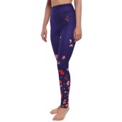 Flower/Butterfly High Waist Ladies Leggings, Adult Onesize