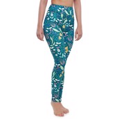 Dreamy Meadow High Waist Ladies Leggings, Adult Onesize