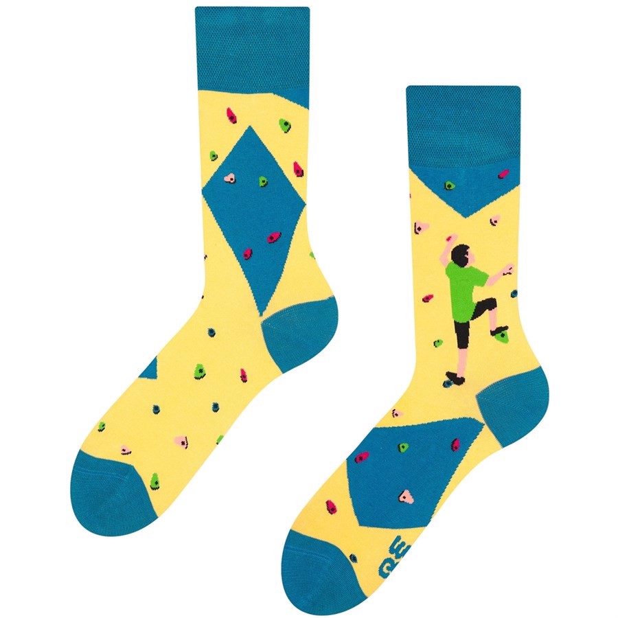 Humor sokker voksen - BOULDERING, size 43-46
