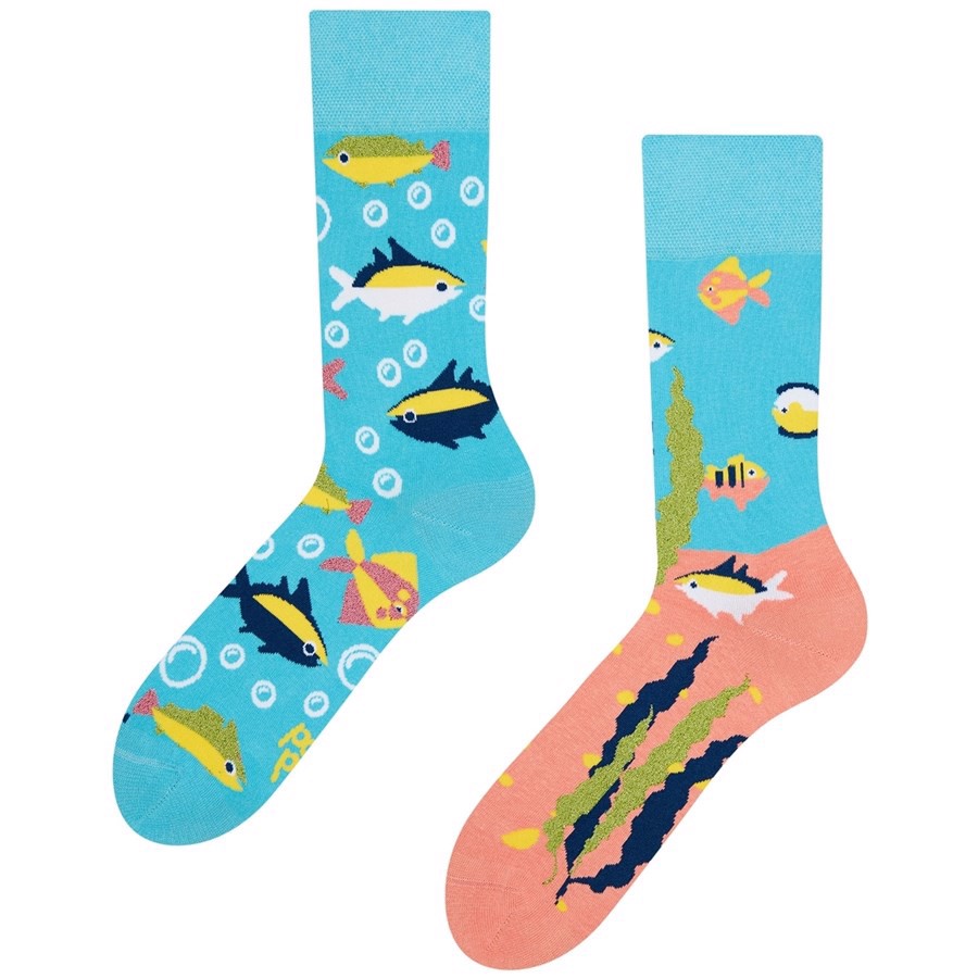 Humor sokker voksen - AQUARIUM, size 35-38