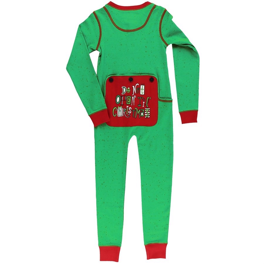 Dont Open Christmas Flapjack Onesie, Child 12 years