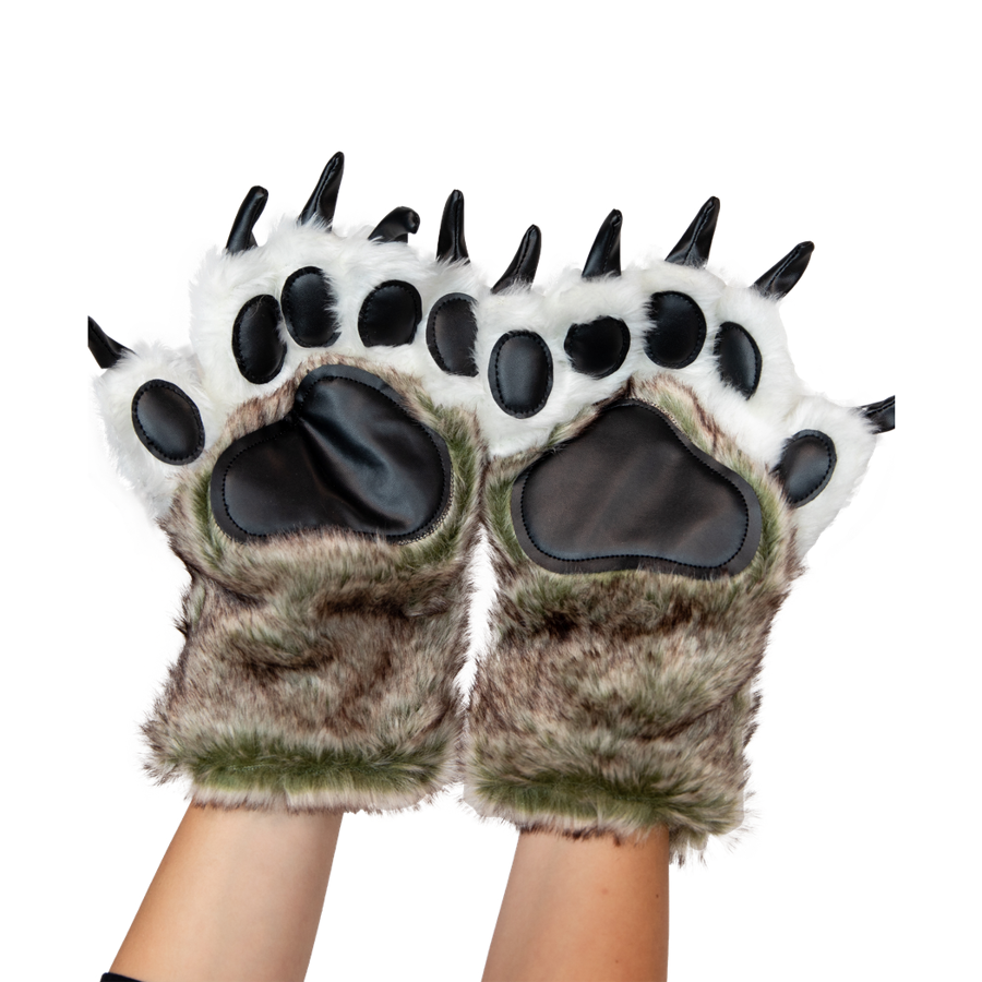 Wolf Paw Mitts, Child Medium