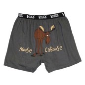 LazyOne Moose Caboose Mens Boxer Shorts