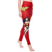 Power Wonder Woman High Waist Ladies Leggings, Adult Onesize