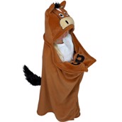 Horse with a Tail Critter Fleece Blanket