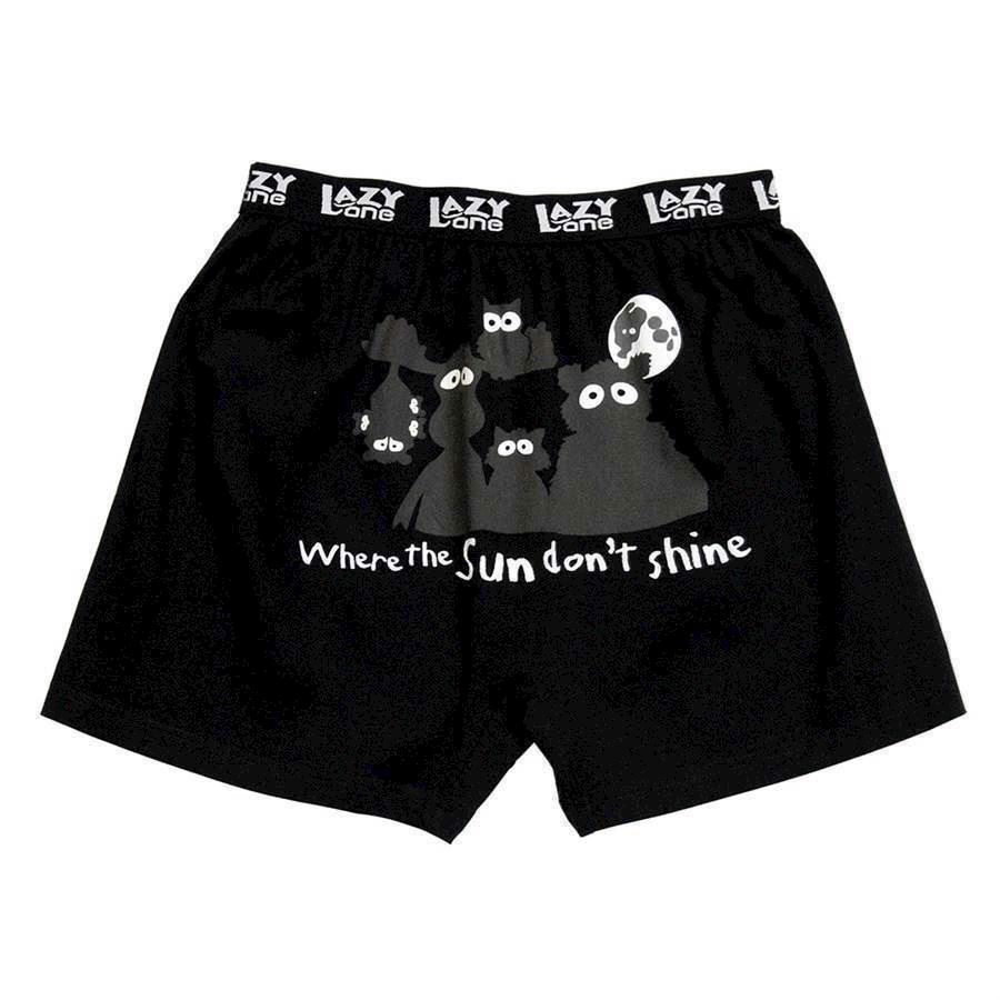 LazyOne Sun Dont Shine Critters Mens Boxer Shorts