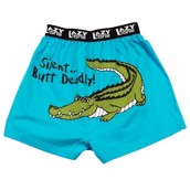 LazyOne Silent Gator Mens Boxer Shorts