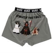 LazyOne Beware Of The Force Mens Boxer Shorts