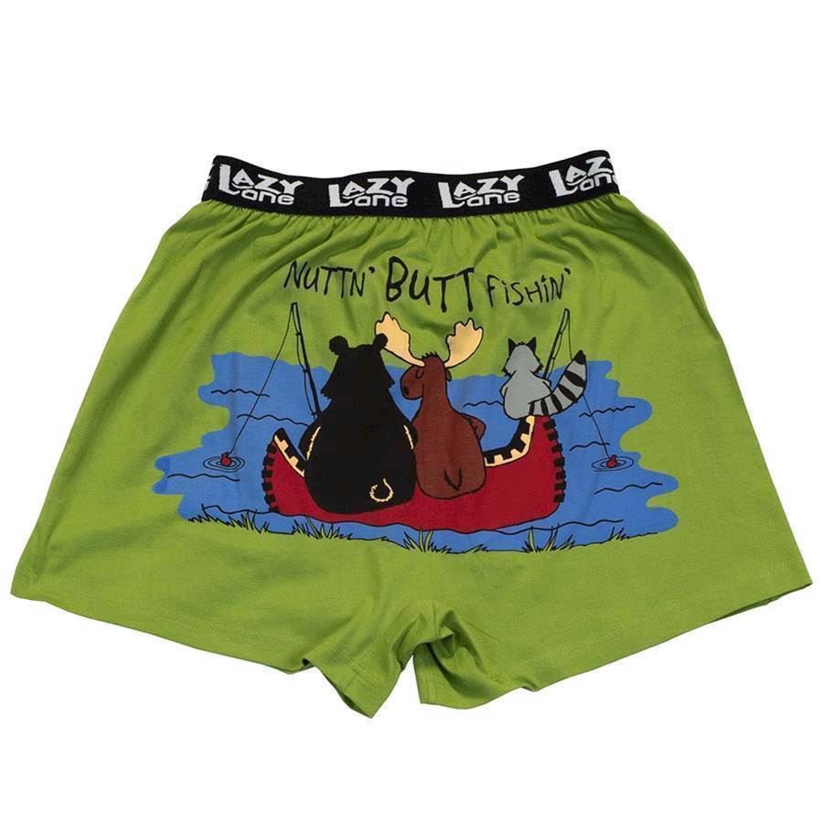 LazyOne Nuttn Butt Fishin Mens Boxer Shorts