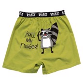 LazyOne Pull My Finger Boys Boxer Shorts