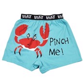 LazyOne Pinch Me Crab Mens Boxer Shorts