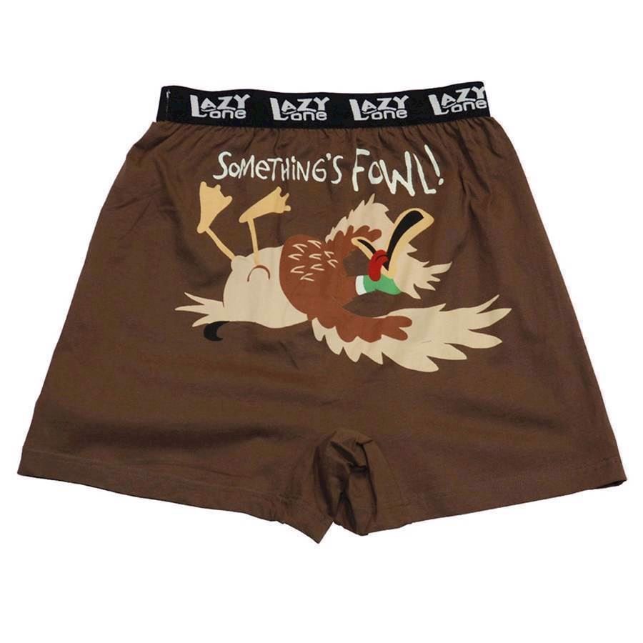 LazyOne Somethings Fowl Mens Boxer Shorts