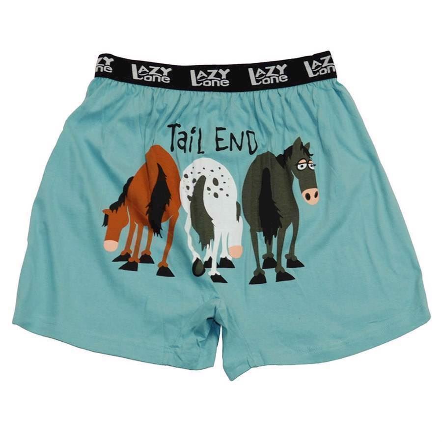 LazyOne Tail End Horses Mens Boxer Shorts