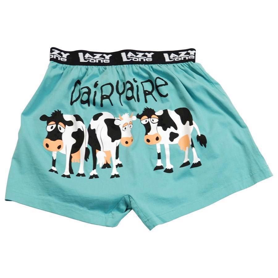 LazyOne Dairyaire Mens Boxer Shorts