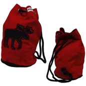 LazyOne Classic Moose Red Tote Bag