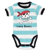 LazyOne Boys Lazy Bones Babygrow Vest