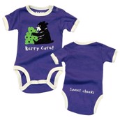 LazyOne Girls Berry Cute Babygrow Vest