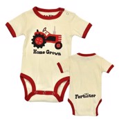 LazyOne Boys Home Grown Babygrow Vest