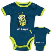 LazyOne Boys Lil' Bugger Babygrow Vest