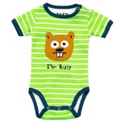 LazyOne Boys I'm Busy Babygrow Vest