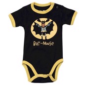 LazyOne Boys Bat Moose Babygrow Vest