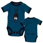 LazyOne Boys Sleep in the Dark Babygrow Vest