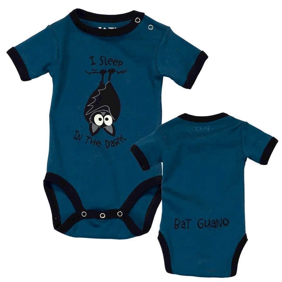 LazyOne Boys Sleep in the Dark Babygrow Vest