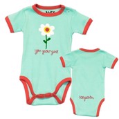 LazyOne Girls Rise and Shine Babygrow Vest