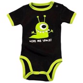 LazyOne Boys Give Me Space Babygrow Vest