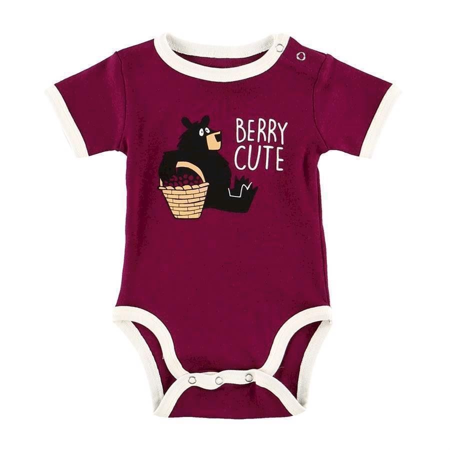 LazyOne Huckle Berry Babygrow Vest