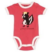 LazyOne Girls Little Stinker Babygrow Vest