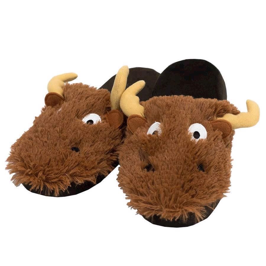 LazyOne Unisex Moose Critter Slippers