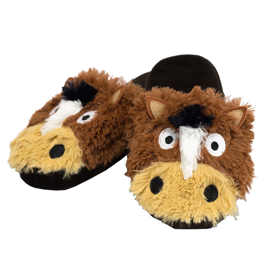 LazyOne Unisex Horse Critter Slippers