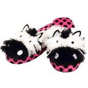 LazyOne Womens Zebra Critter Slippers