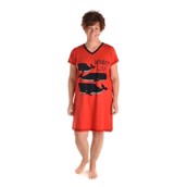 LazyOne Womens Whaley Tired Nightshirt V Neck