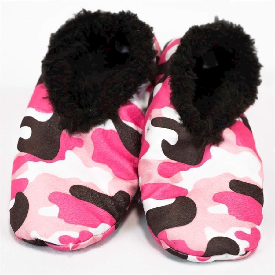 LazyOne Camo Deer Fuzzy Feet Slippers