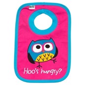 LazyOne Girls Hoos Hungry Baby Bib