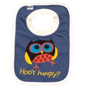 LazyOne Boys Hoos Hungry Baby Bib