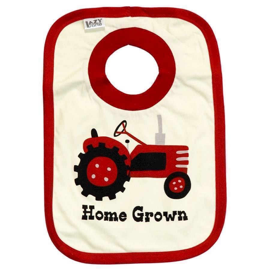 LazyOne Unisex Home Grown Baby Bib