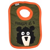 LazyOne Boys Hungry as a Bear Baby Bib